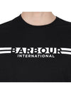 International Cotton Short Sleeve T-Shirt Black - BARBOUR - BALAAN 7