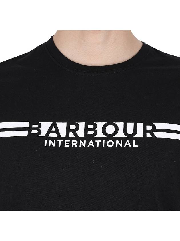 International Cotton Short Sleeve T-Shirt Black - BARBOUR - BALAAN 7