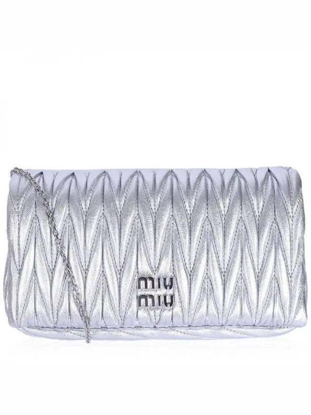 Shoulder Bag 5BP086N88 F0118 Silver - MIU MIU - BALAAN 2