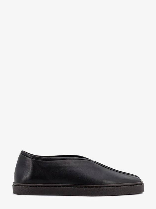 Piped Soft Leather Slip-On Black - LEMAIRE - BALAAN 1