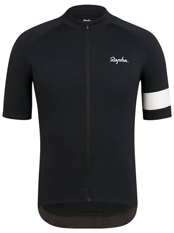 Core Jersey Short Sleeve T Shirt Black - RAPHA - BALAAN 1