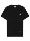 Fox Head Patch Classic Short Sleeve T-Shirt Black - MAISON KITSUNE - BALAAN 2