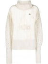 Lacework Jumper Knit Top Cream - VIVIENNE WESTWOOD - BALAAN 2