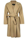 ROVO Belted Wool Coat Camel 2350160339 016 - MAX MARA - BALAAN 1