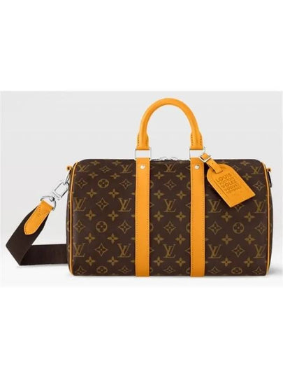 Keepall Bandouliere 35 Duffel Bag Brown Yellow - LOUIS VUITTON - BALAAN 2