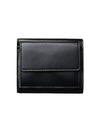 Lois Compact Small Half Wallet Black - A.P.C. - BALAAN 3