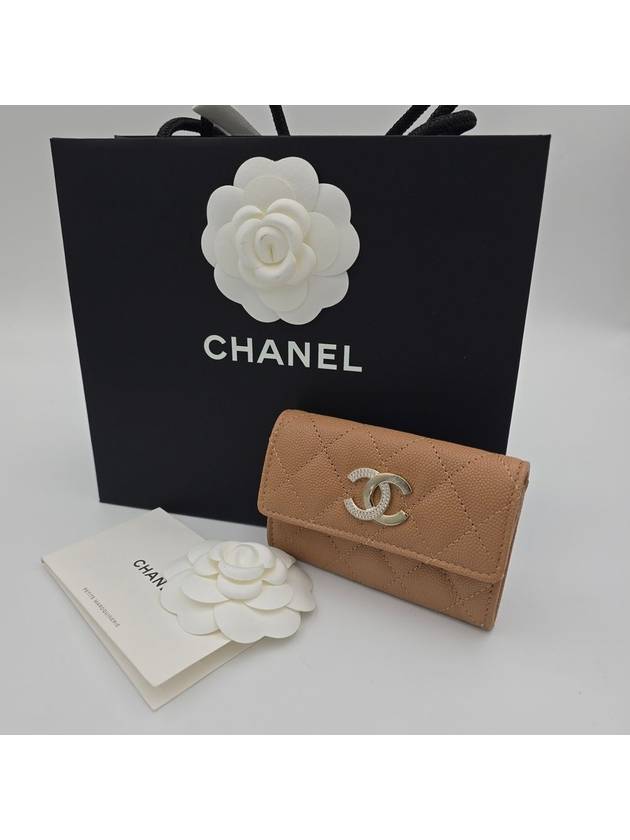 24B season snap card wallet dark beige AP4178 - CHANEL - BALAAN 7