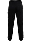 Wappen Patch Cargo Jogger Track Pants Black - STONE ISLAND - BALAAN 3