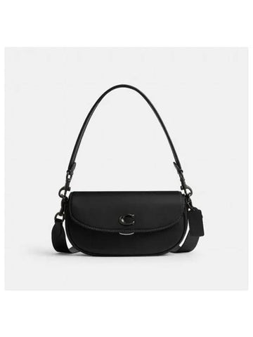 Emmy Saddle Bag 23 CR667 MW BK - COACH - BALAAN 1