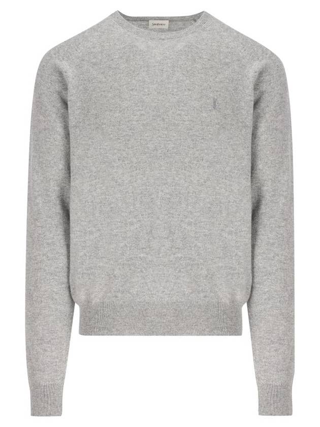 Saint Laurent  Sweaters Grey - SAINT LAURENT - BALAAN 1