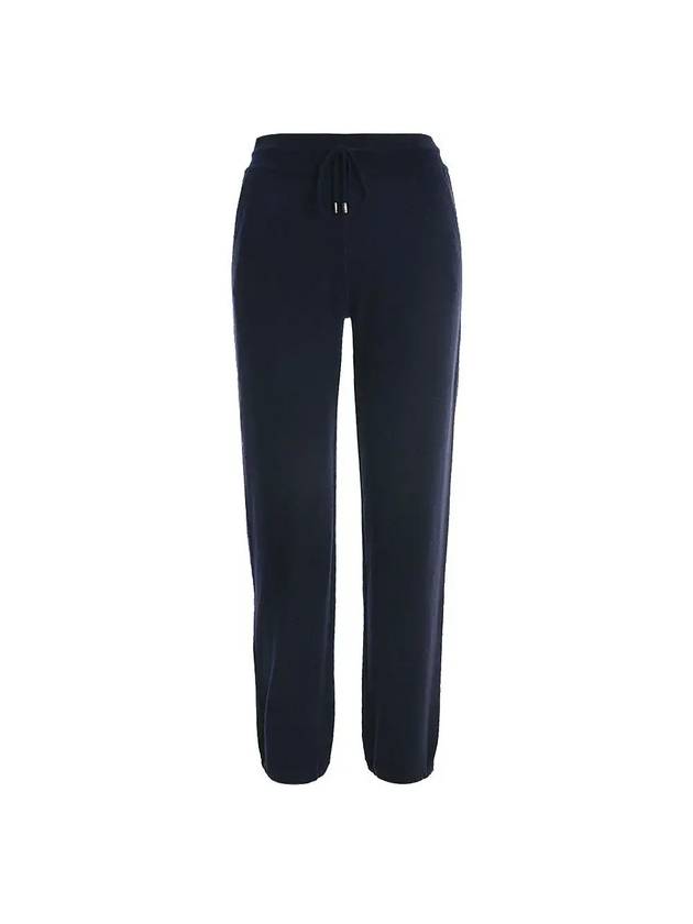 Merano Cashmere Straight Pants Navy - LORO PIANA - BALAAN 1