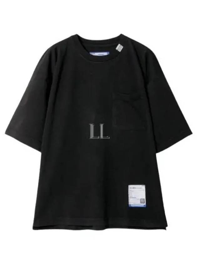 Cotton Short Sleeve T-Shirt Black - MAISON MIHARA YASUHIRO - BALAAN 2