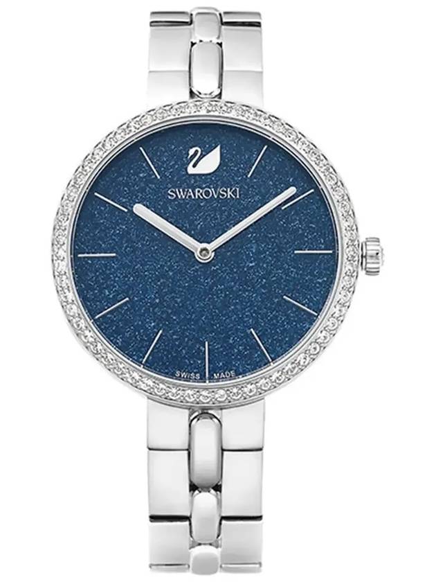 Cosmopolitan Metal Watch Blue - SWAROVSKI - BALAAN 5