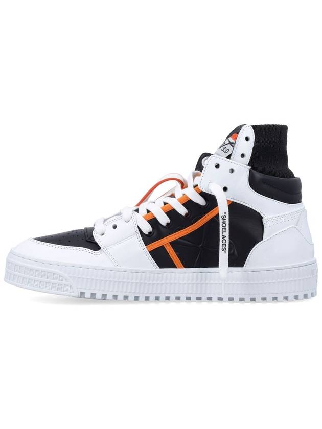 3 0 Off Court Low Top Sneakers Black White - OFF WHITE - BALAAN 4