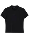 Le Gros Grain Short Sleeve T-Shirt Black - JACQUEMUS - BALAAN 5