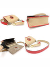 8BT284 Beige Red Calfskin KAN I Ai F Silver Tote 2WAY - FENDI - BALAAN 5