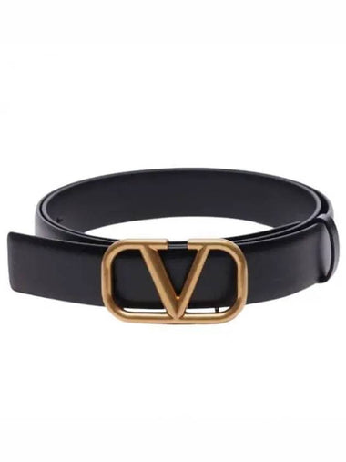 V Logo Signature Men s Belt T0Q90ECU 0NO - VALENTINO - BALAAN 1