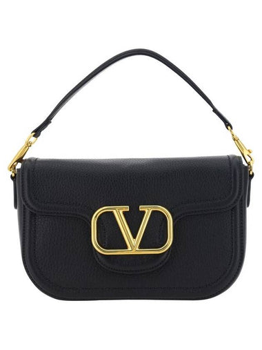 Alltime Hammered Leather Shoulder Bag - VALENTINO - BALAAN 1