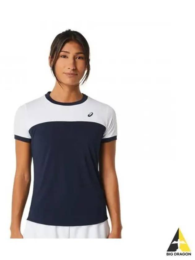 Women s Coat SS Top 2042A262402 Short Sleeve Round T Shirt - ASICS - BALAAN 1