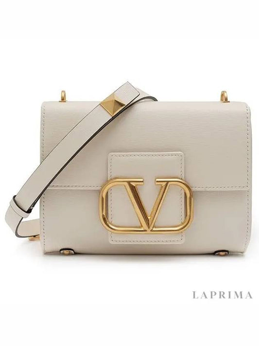 Stampa Alce studded shoulder bag ivory - VALENTINO - BALAAN 2