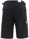 Aviation Shorts Black - CARHARTT WIP - BALAAN 5