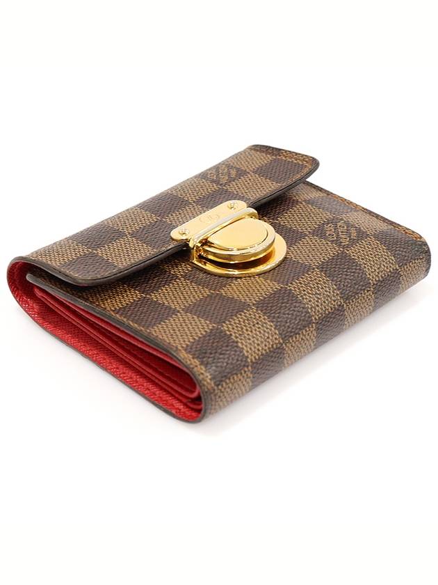 N60005 Damier Eben Canvas Koala Wallet Half - LOUIS VUITTON - BALAAN 4