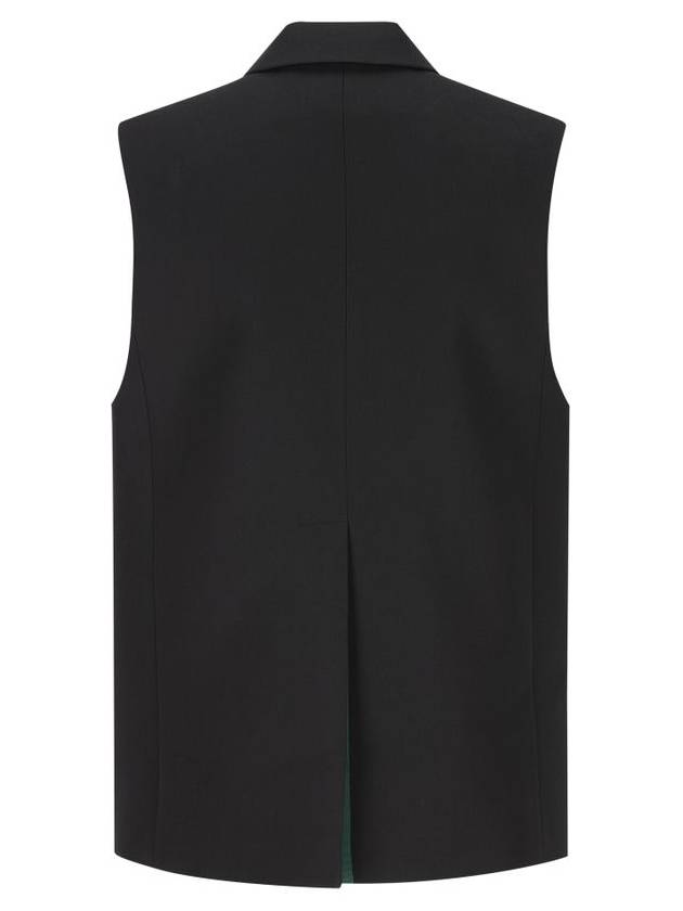 Web Wool Vest Black - GUCCI - BALAAN 3