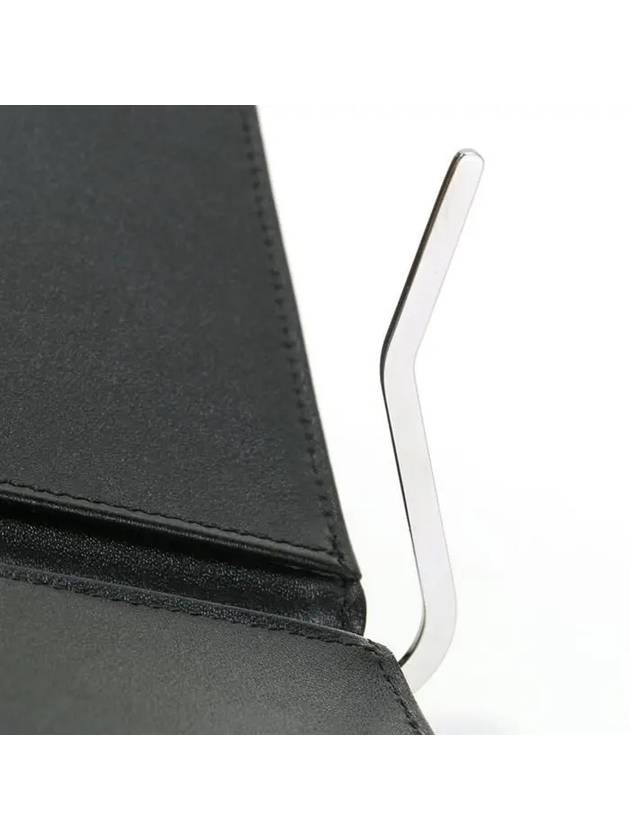 Meisterstuck 6CC Money Clip Half Wallet Black - MONTBLANC - BALAAN.