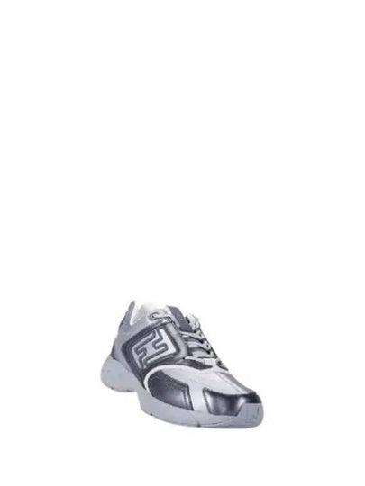 Faster Trainer Low Top Sneakers Grey - FENDI - BALAAN 2