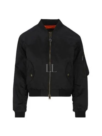 Shrunk Bomber Jacket Black - BALENCIAGA - BALAAN 2