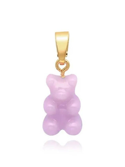 NOSTALGIA BEAR LAVENDER CLASSIC CONNECTOR WOMEN'S CHARM - CRYSTAL HAZE - BALAAN 2