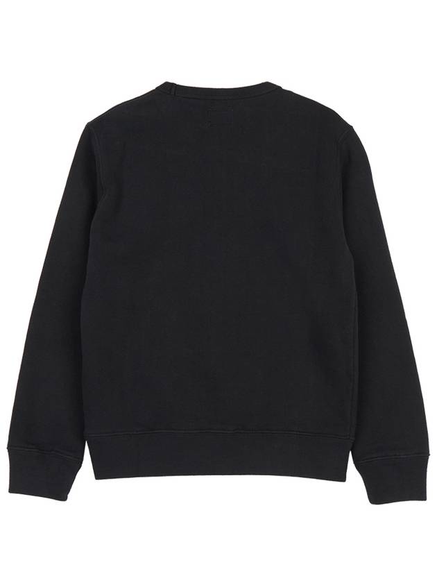 Kids logo print brushed sweatshirt black - CP COMPANY - BALAAN 3