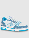 LV Monogram Trainer Low Top Sneakers Blue - LOUIS VUITTON - BALAAN 2