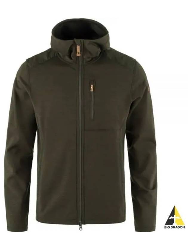 Keb Fleece Hoodie M Deep Forest - FJALL RAVEN - BALAAN 2