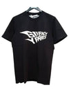 Extreme Logo Print Short Sleeve T-Shirt Black - GIVENCHY - BALAAN 2