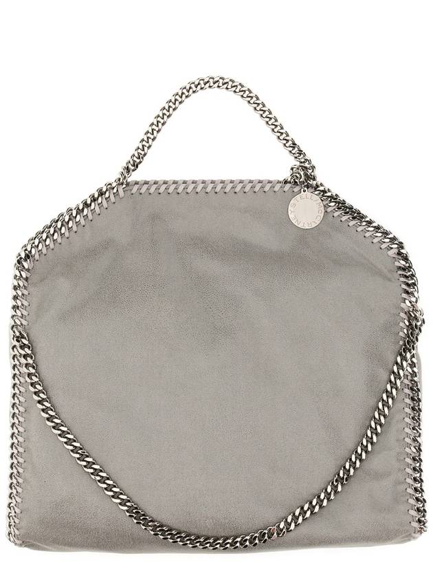 Silver Falabella Fold Over Tote Bag Light Gray - STELLA MCCARTNEY - BALAAN 5