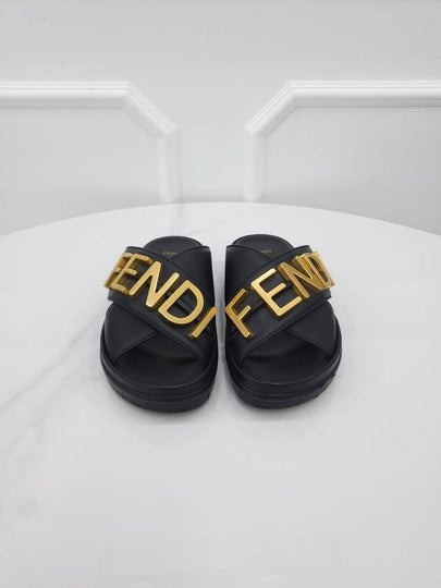 Krappy Metal Logo Slippers 8X8289 38 - FENDI - BALAAN 2