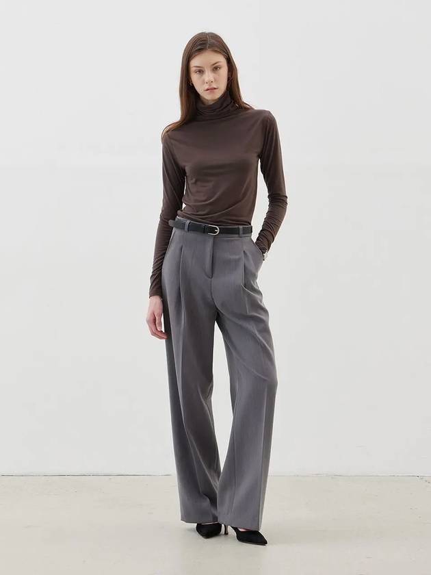 One chin wide slacks gray - LESEIZIEME - BALAAN 2