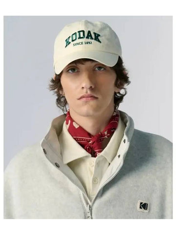 KODAK Woven Relax Fit Ball Cap IVORY - KODO - BALAAN 1