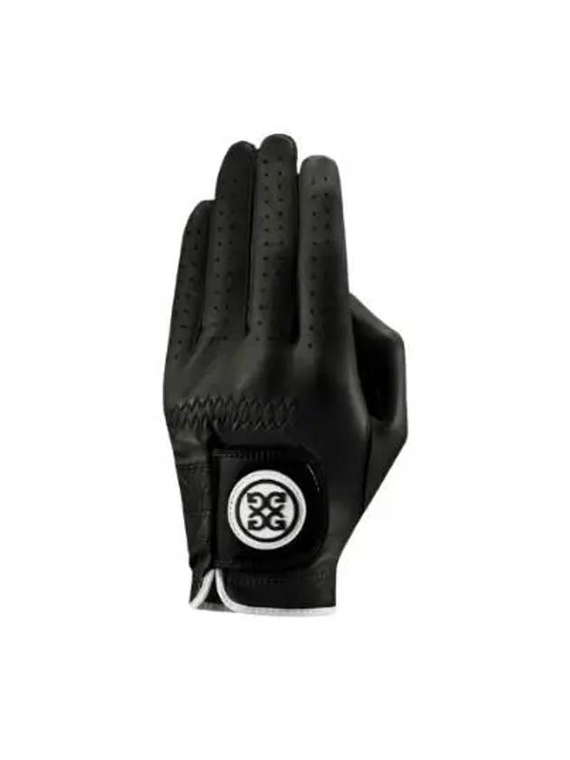 Collection Right Hand Logo Leather Gloves Black - G/FORE - BALAAN 2