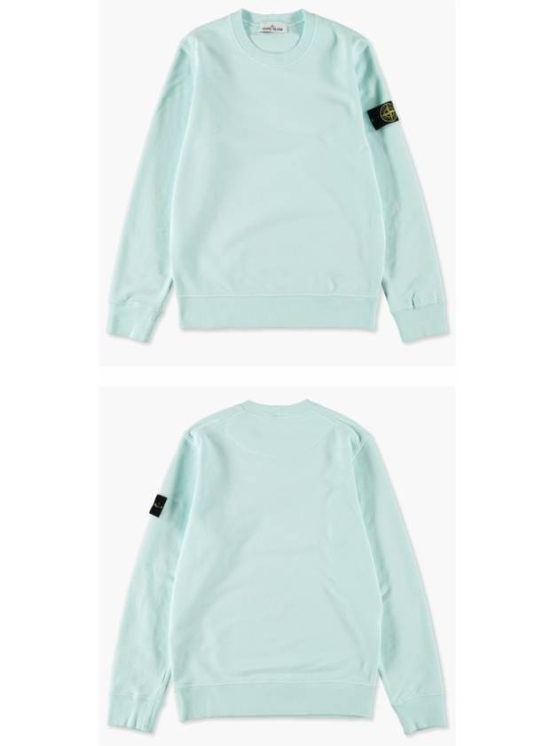 Waffen Patch Crew Neck Sweatshirt Light Green - STONE ISLAND - BALAAN 5