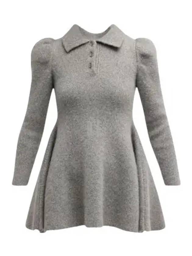 Cashmere Short Dress Grey - LOEWE - BALAAN 2