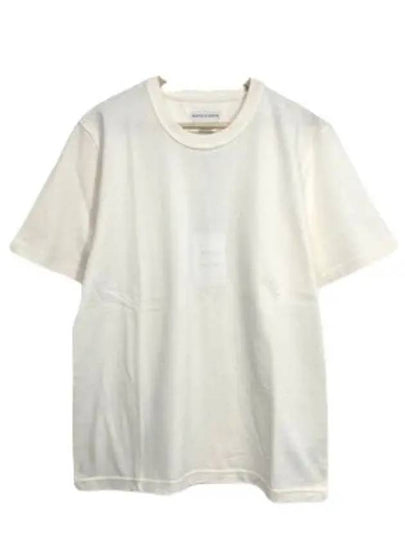 Men's Classic Short Sleeve T-Shirt Chalk - BOTTEGA VENETA - BALAAN 2