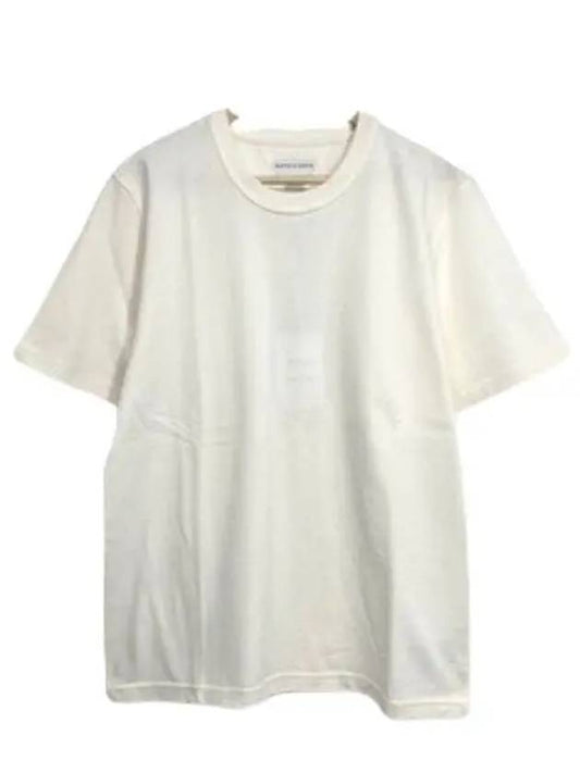 Bottega Veneta 649055 VF1U0 9068 Short Sleeve TShirt White Bottega Veneta - BRUNELLO CUCINELLI - BALAAN 1