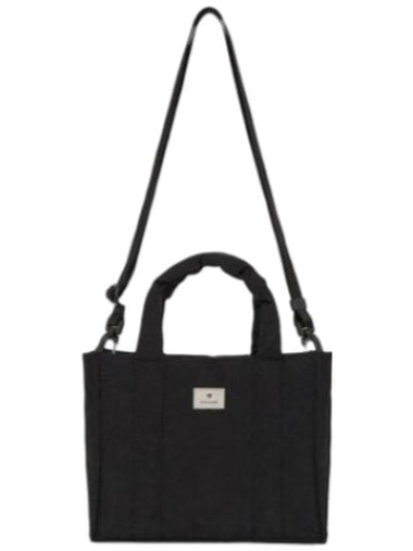 Softwill Middle Tote Bag Black - SNOW PEAK - BALAAN 1