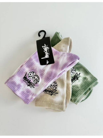 AU Australia PAIR OF DICE 3 Pack Socks ST731019 ONE SIZE - STUSSY - BALAAN 1