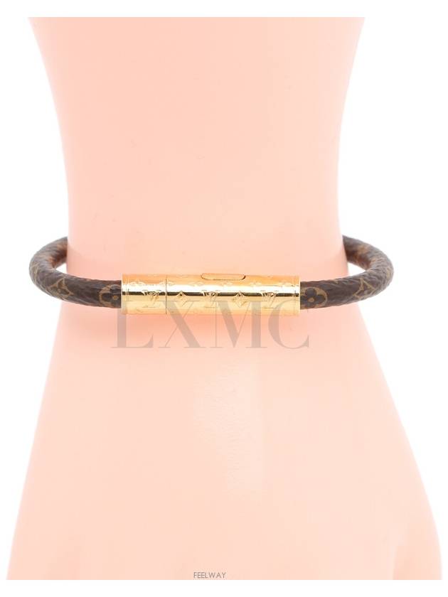 Monogram Gold Plated M6334F LV Confidential Bracelet No 17 - LOUIS VUITTON - BALAAN 7