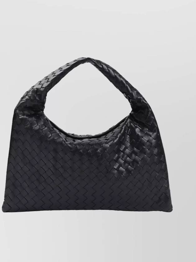 Intrecciato Hop Small Tote Bag Black - BOTTEGA VENETA - BALAAN 3