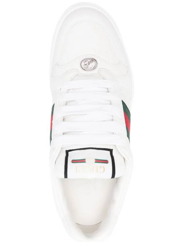 Screener Low Top Sneakers White - GUCCI - BALAAN 5