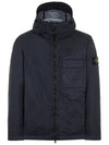 Waffen Patch Membrana Hooded Jacket Navy - STONE ISLAND - BALAAN 2